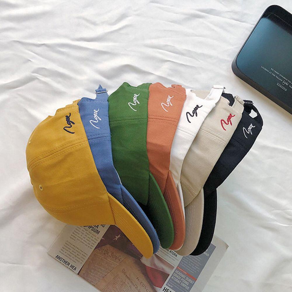 VANES1 Mũ Lưỡi Trai Cotton Chống Nắng Vành Cong Phong Cách Hip Hop Dễ Phối Đồ Cho Nữ