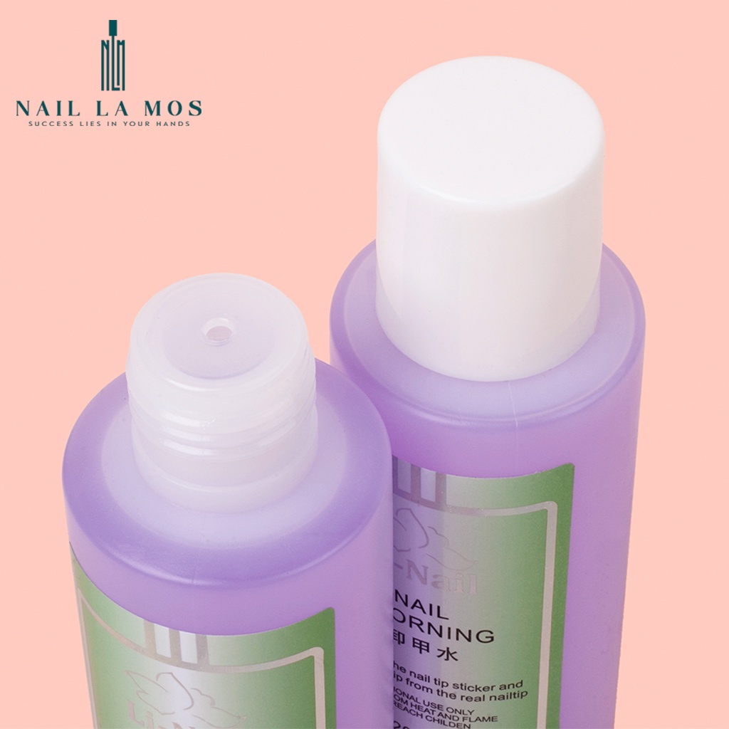 Nước ủ phá móng gel Li-nail chính hãng (200ml), phá móng rất nhanh và an toàn