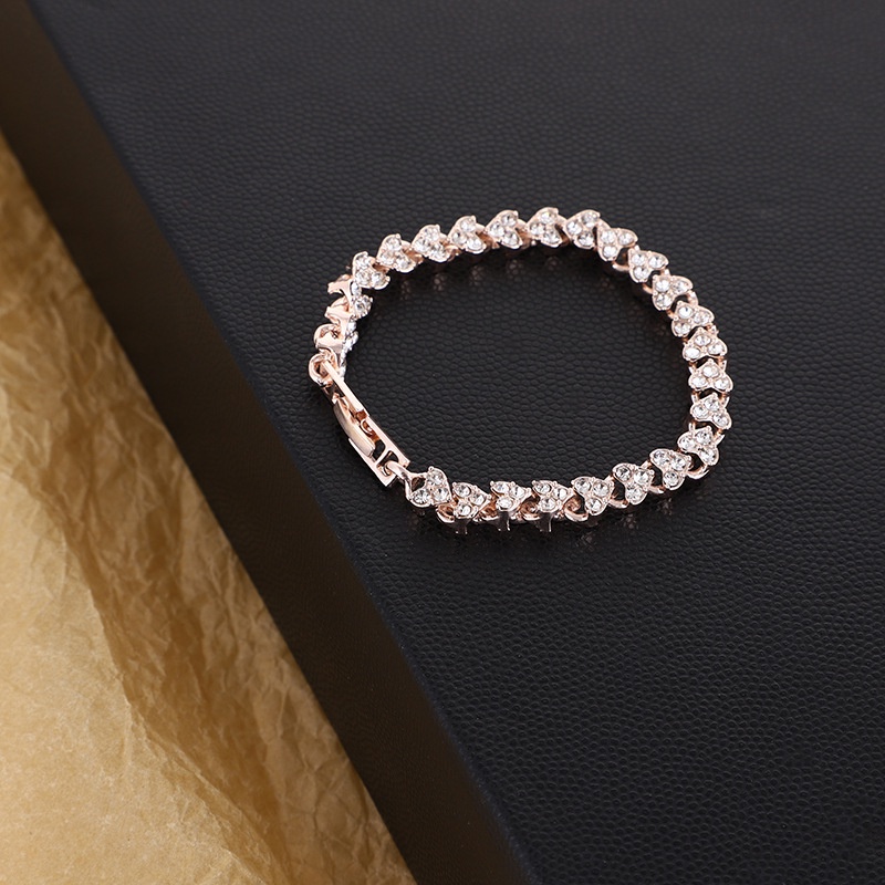Vòng Tay Bạc Đính Đá Zircon Đơn Giản Thời Trang Cho Nữ