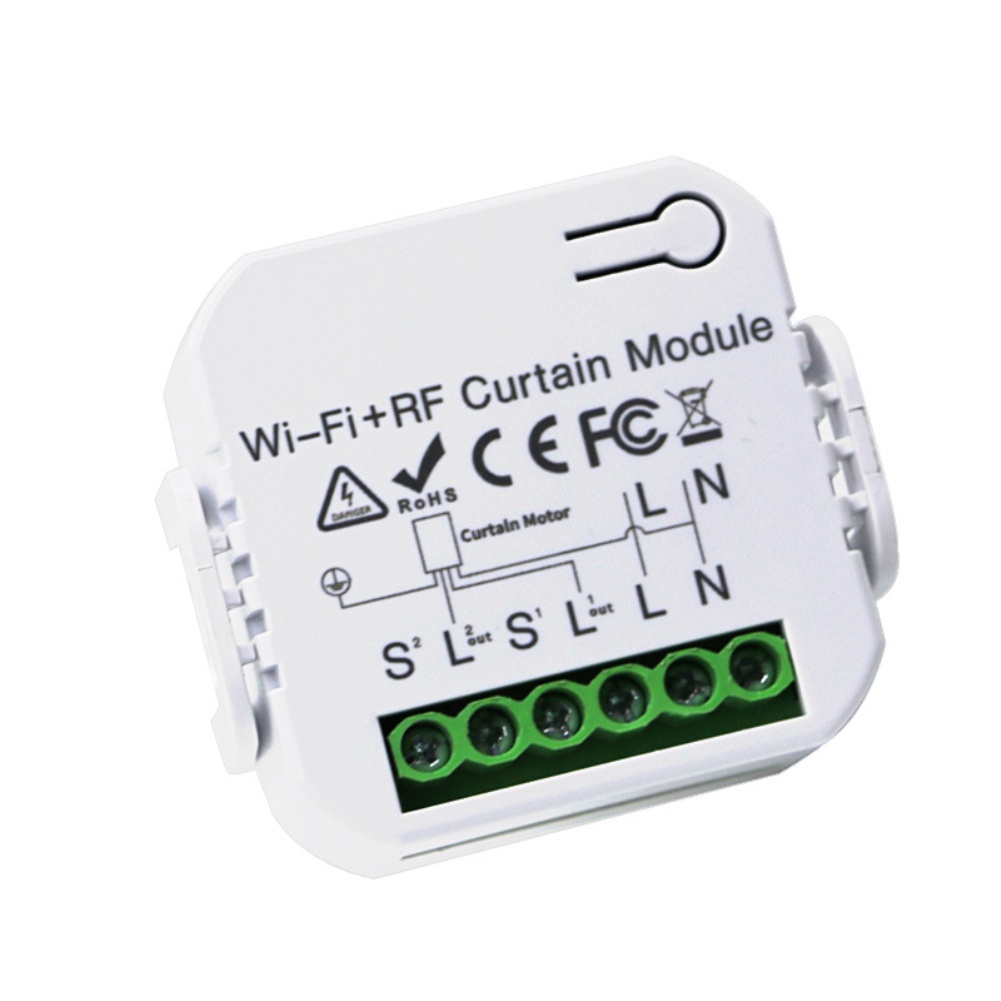 Tuya Wifi RF433 cuộc sống thông minh chuyển đổi pass-Thông qua Rèm điện con lăn màn trập điều khiển từ xa cho Google/Alexa okase
