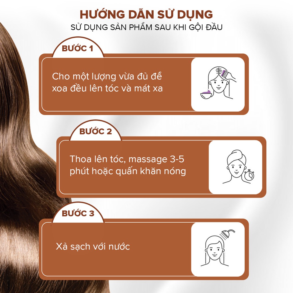 Mặt nạ ủ tóc Vedette - Intensive Hair Treatment Mask 110g (Hũ)