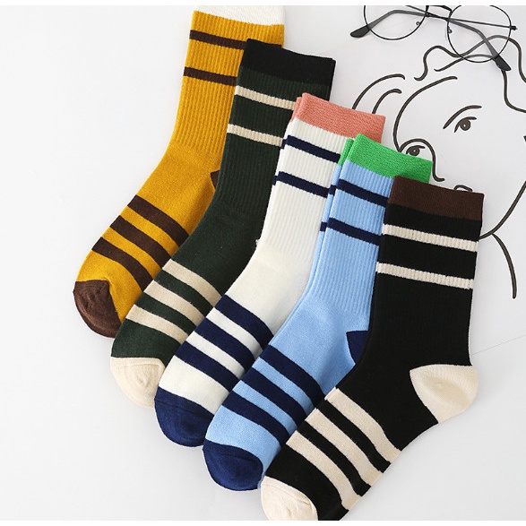 Vớ Tất thể thao cao cổ Nam Nữ phong cách trẻ trung và năng động.