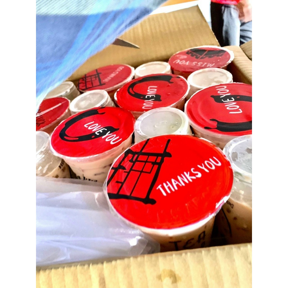 -Màng Ép Ly Nhựa,Cuộn Màng Ép,Cuộn Keo Dán Miệng mẫu MISS YOU