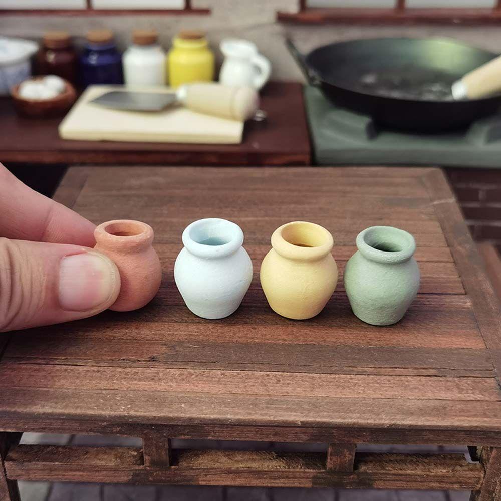 Lọ Hoa Sứ Mini Dùng Trang Trí Nhà Búp Bê