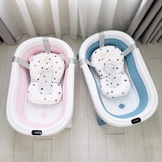 THAU CHẬU TẮM CAO CẤP CHO BÉ có nhiệt kế GẤP GỌN SIZE TO ( HÀNG CAO CẤP ) sỉ