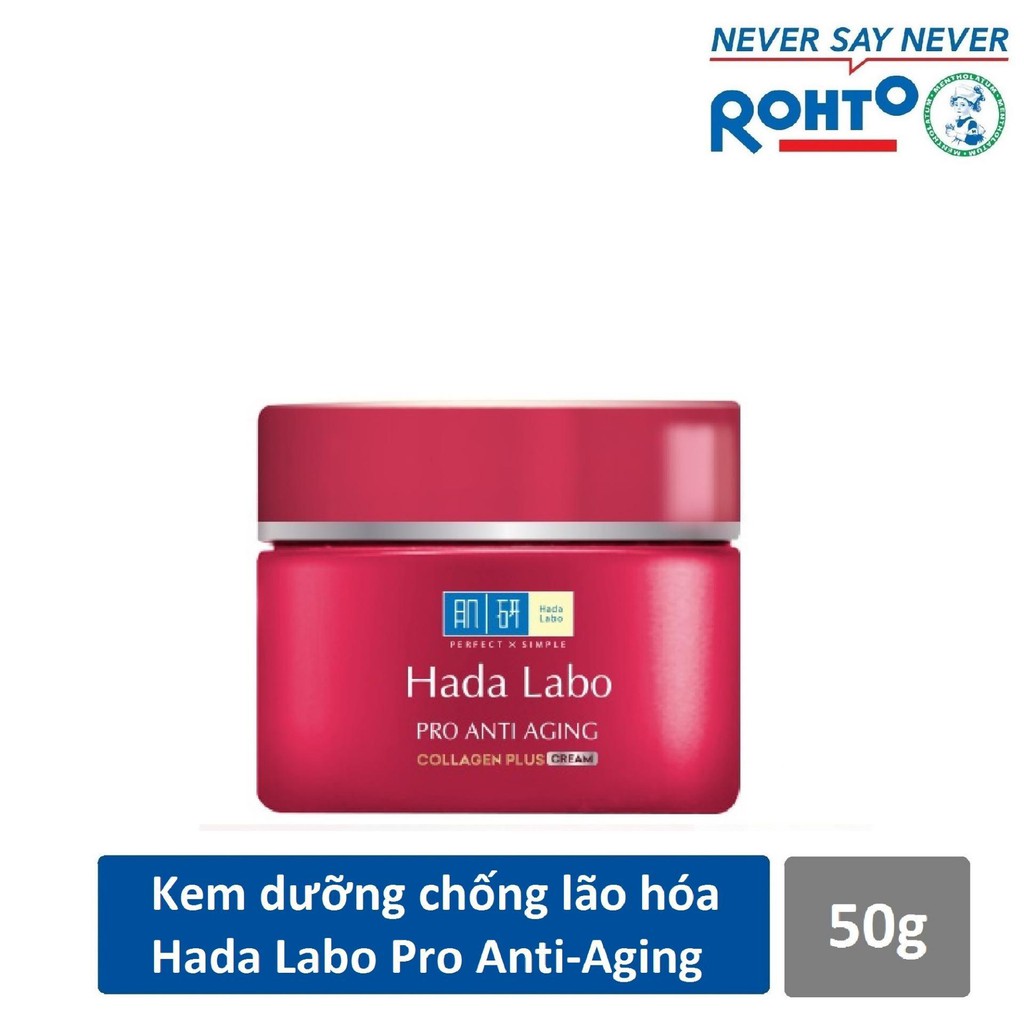 [Chính hãng] Kem dưỡng chuyên biệt chống lão hóa Hada Labo Pro Anti Aging Cream 50g