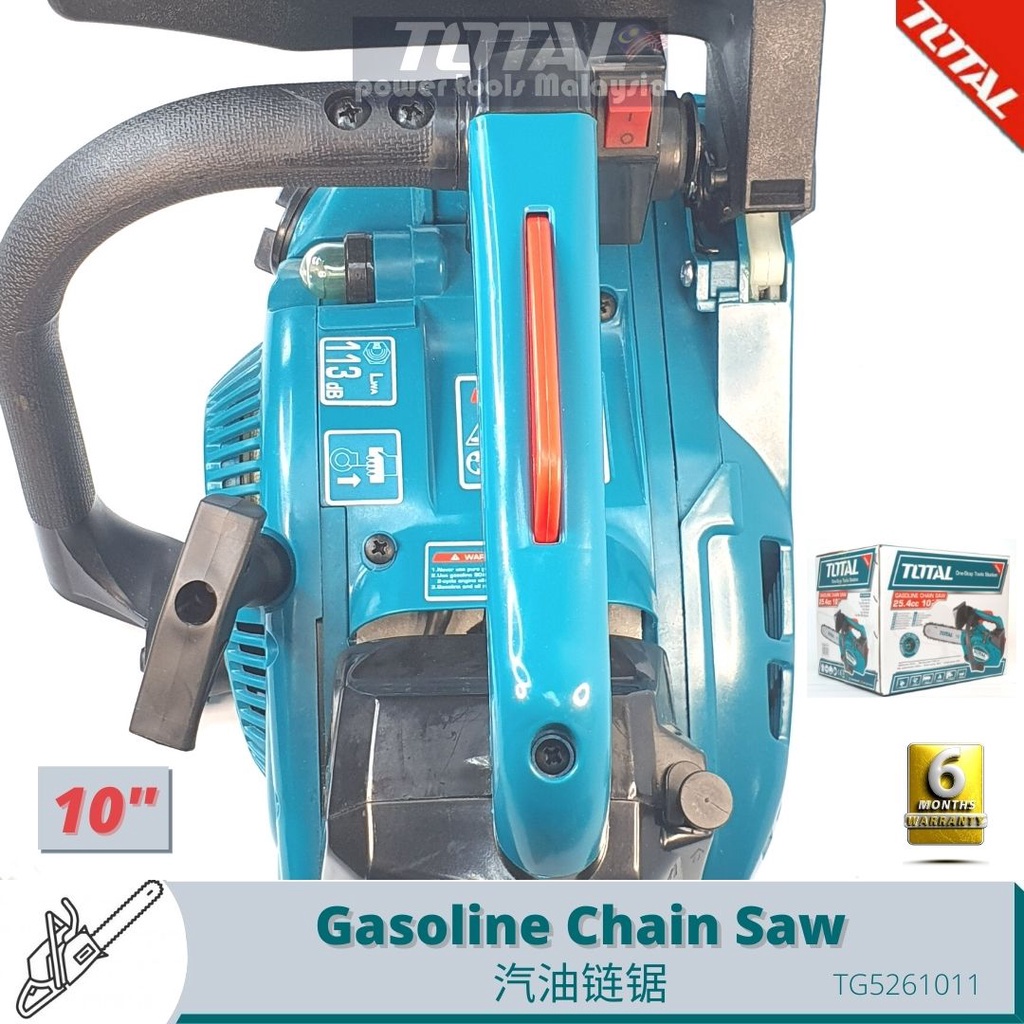 Máy Cưa Xích Chạy Xăng Động Cơ 2 Thì Total TG5261011 Động Cơ 25,4 cc Công Suất 1.0HP - DÙng Lăm 220mm