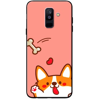 Ốp lưng Samsung Galaxy A6 Plus, A8 Plus, A8 Star in hình Chó chờ xương