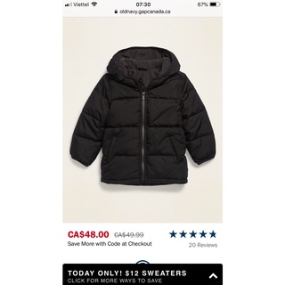 Áo khoác Oldnavy cho bé trai hàng dư xịn