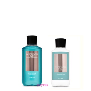 Bộ Sản Phẩm Gel Tắm, Lotion Nam 2 in 1 BBW White Water Rush Từ Mỹ