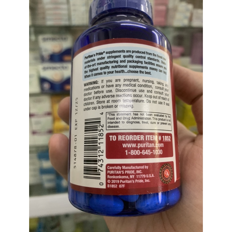 Viên uống bổ tim Coenzym Q10 của Puritan's Pride - CO Q10 hàng nội địa Mỹ