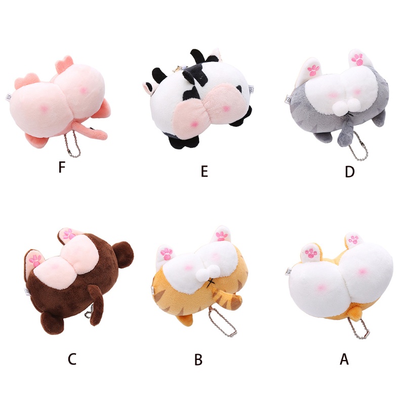 Trâm Cài Tóc Hình Mông Động Vật Nhồi Bông Dễ Thương