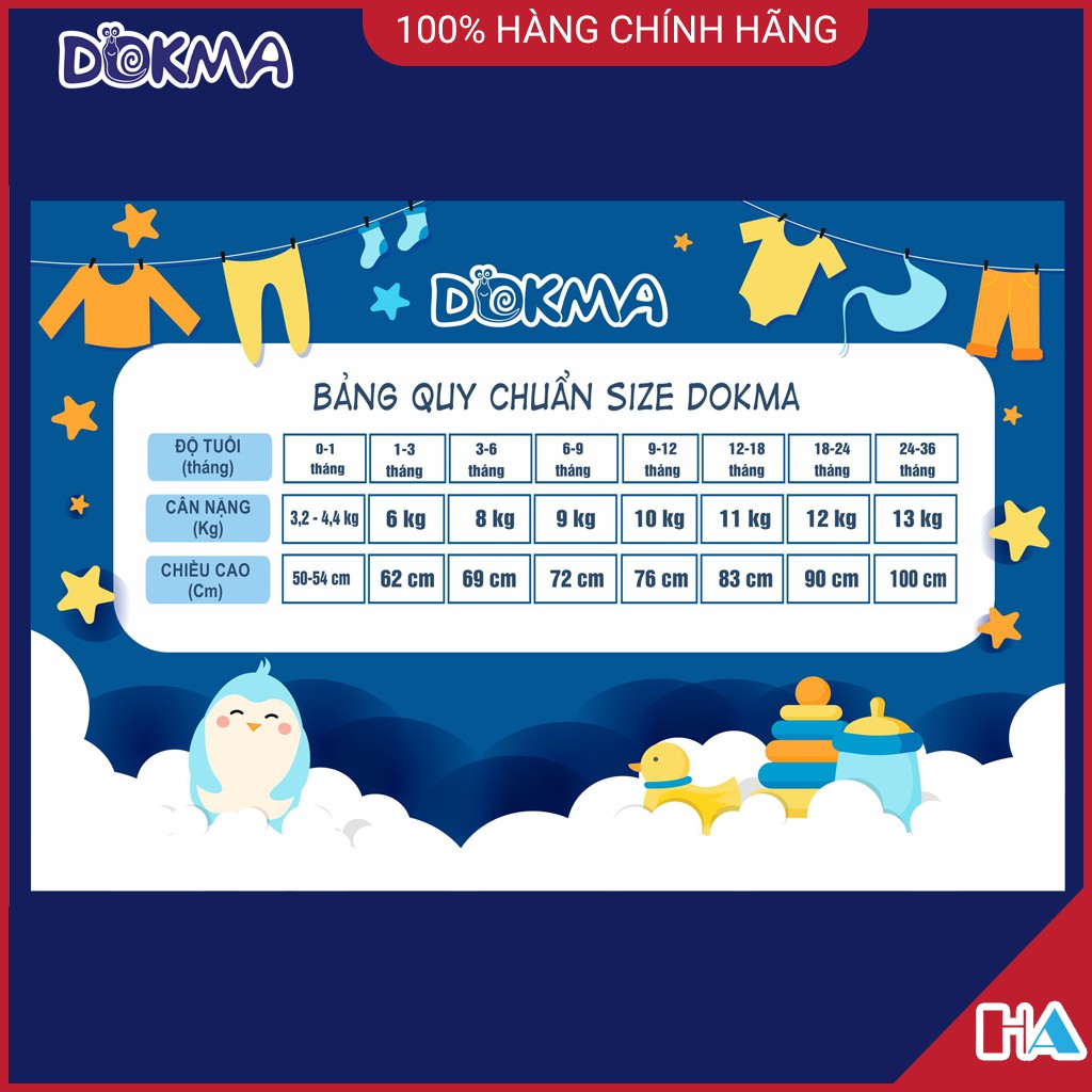 DOKMA - Bộ quần áo dài tay Dokma cài vai, bộ Dokma dài tay cho bé trai, bé gái, bộ Dokma thu đông 2021