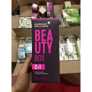 [TĂNG V1] Viên uống Beauty Box Siberi Nga, DA TRẮNG HỒNG, NƯỚC NÔI DẠT DÀO
