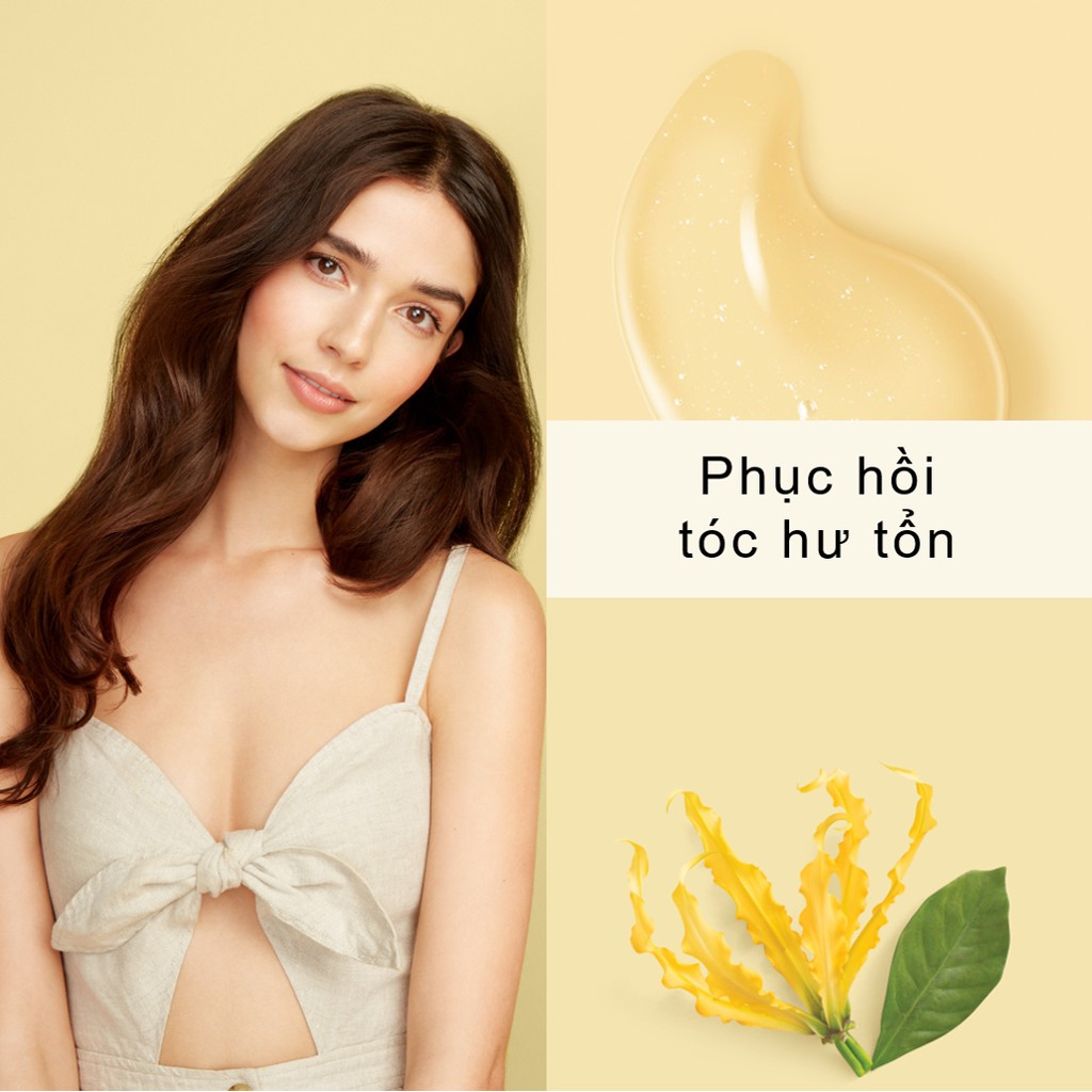 Combo Gội Xả Love Beauty &amp; Planet Phục Hồi Chẻ Ngọn Hope &amp; Repair 100% Dầu Dừa Organic Hương Ngọc Lan Tây 400Mlx2