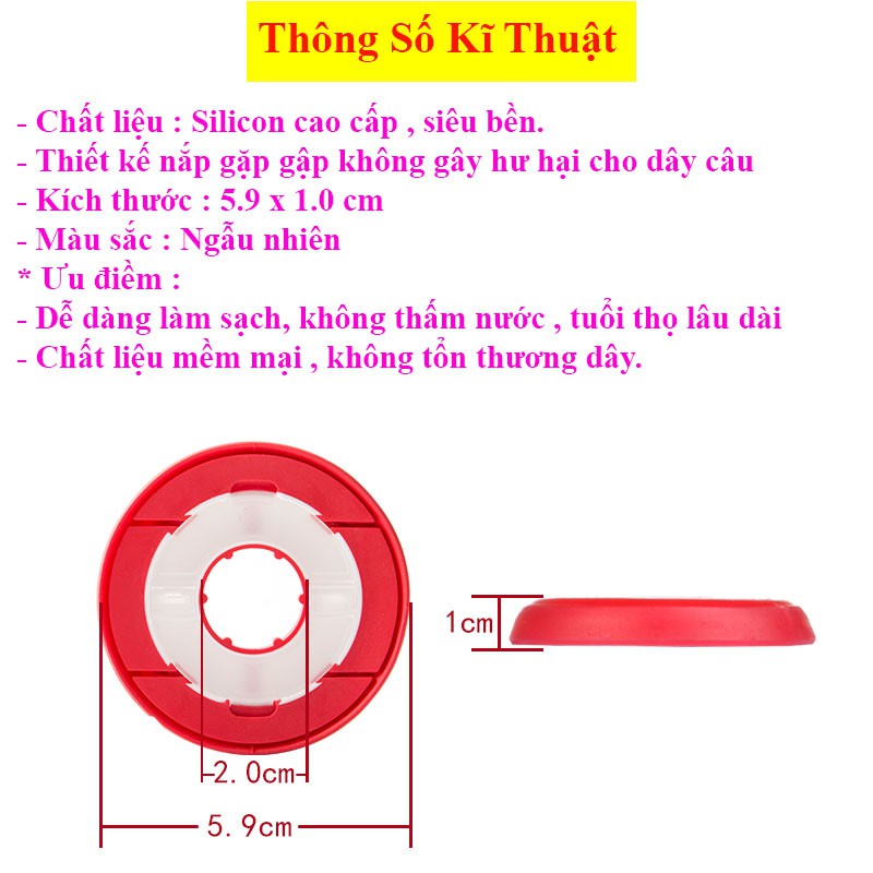 Trục Câu Cá Silicon Cuốn Thẻo Chuyên Dụng Câu Đài , Câu Đơn PK-47