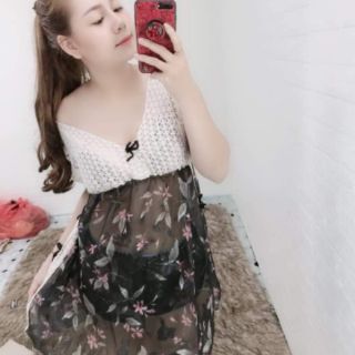 ĐẦM VOAN KÈM QUẦN 39K