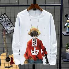 Áo sweater Monkey D. Luffy , áo thu đông dài tay One piece đảo hải tặc