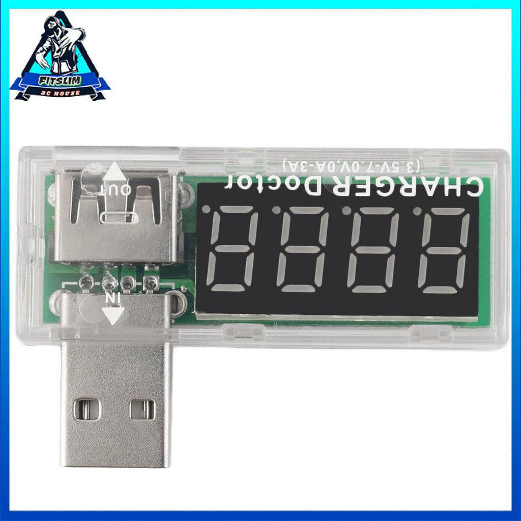 Bộ sạc USB Bác sĩ pin di động Máy kiểm tra nguồn điện Máy đo điện áp hiện tại