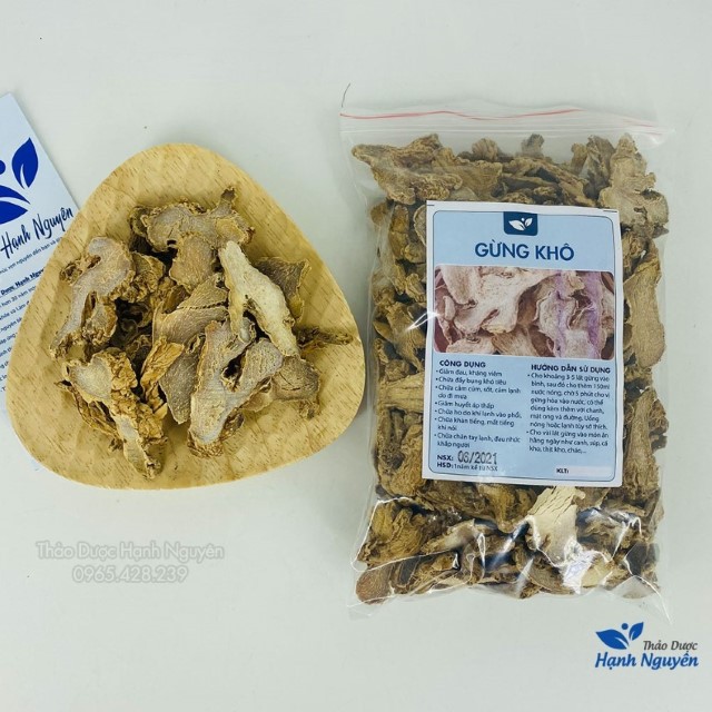 Gừng Khô 500g (Can Khương)