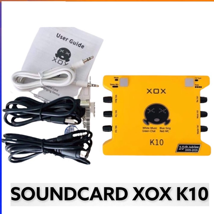 Bộ Mic TAKSTAR PC K200 Thu Âm Hát Livestream Kèm Soundcard XOX K10