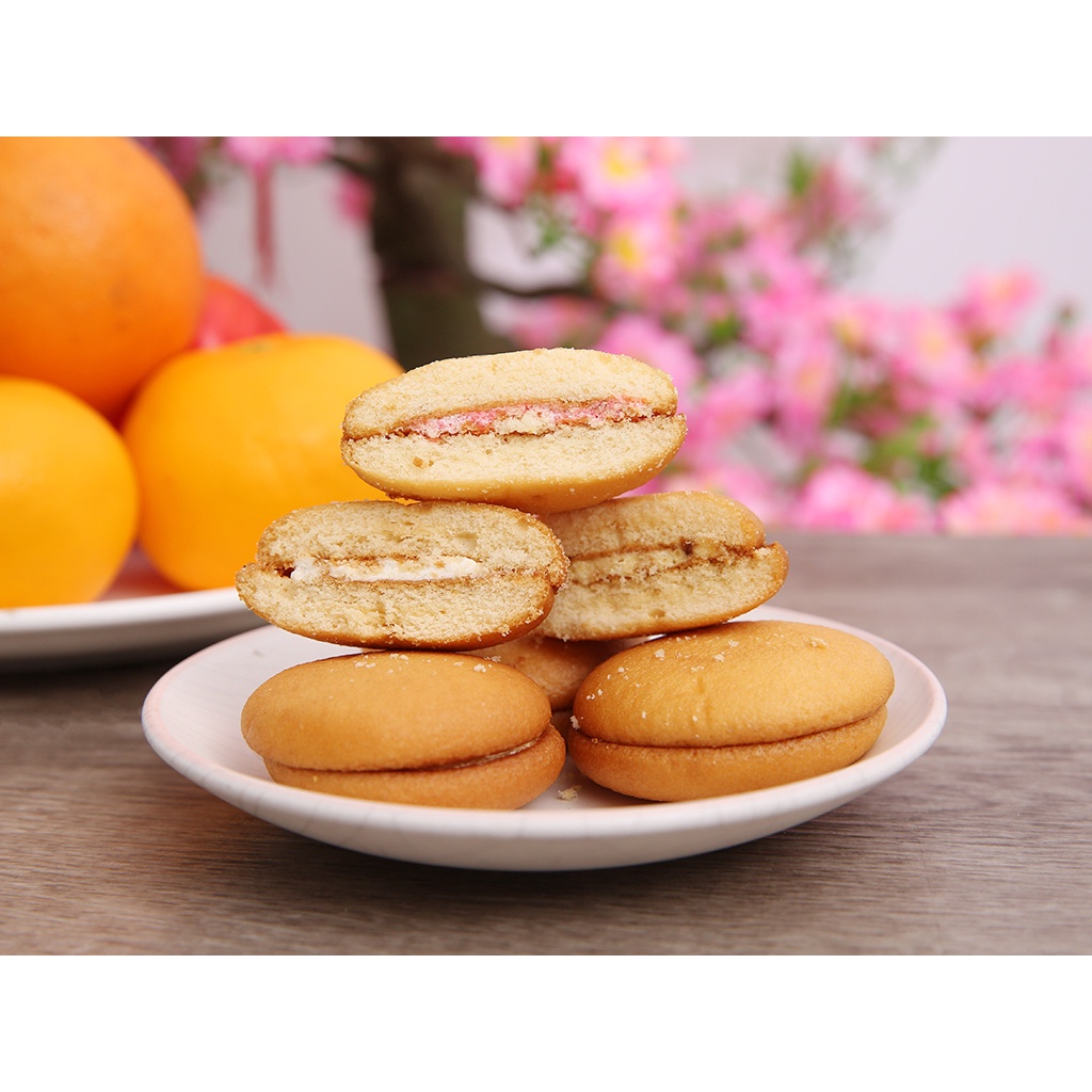 Bánh bông lan Solo vị bơ sữa hộp 336g