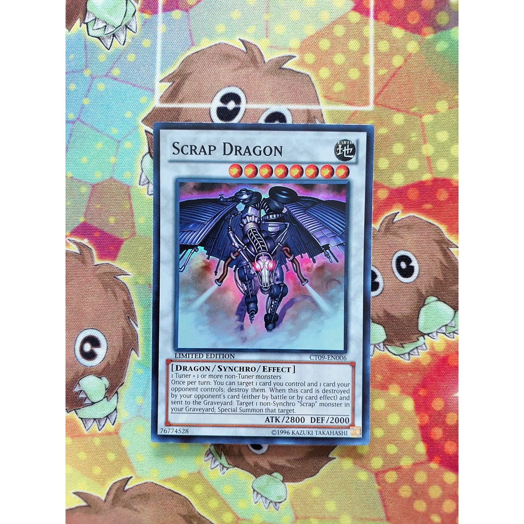 Thẻ Bài Mint90 Yugioh Monster Scrap Dragon - CT09-EN006 - Super