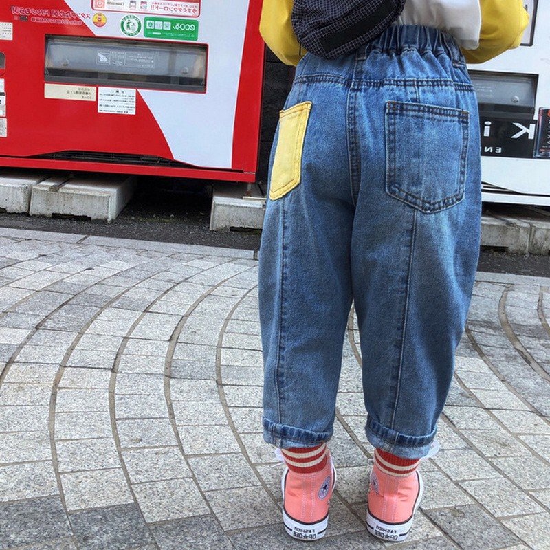 Quần jean thụng bé trai bé gái