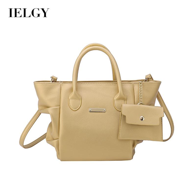 Túi Đeo Vai Sức Chứa Lớn Màu Trơn Thời Trang Cho Nữ