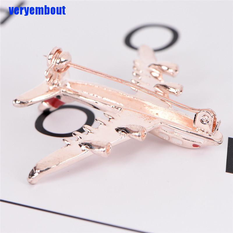 AIRCRAFT MODEL Trâm Cài Áo Hình Máy Bay Dễ Thương