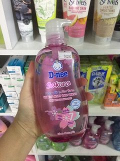 SỮA TẮM BÉ THÁI LAN DNEE Organic HEAD BODY BABY WASH cho bé