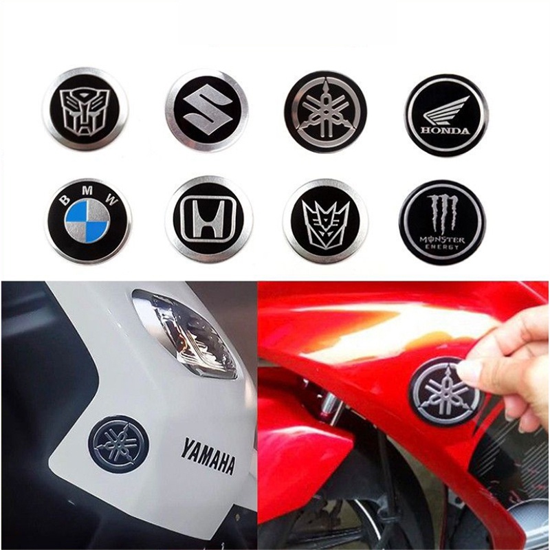 Logo Bằng Nhôm Cứng Trang Trí Xe Mô Tô Yamaha Honda