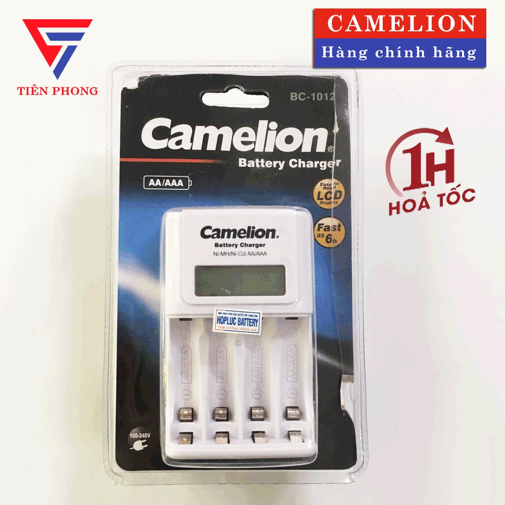 Máy Sạc Camelion Có Màn Hình LCD BC-1012 chính hãng sạc nhanh tiện lợi