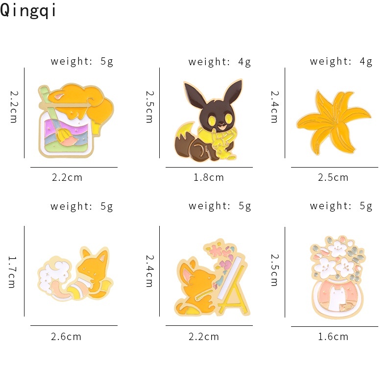 Trâm cài áo Miss Zoe hình động vật hoạt hình dễ thương dành cho cả nam và nữ