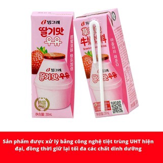 Sữa Hàn Quốc Binggrea vị dâu 200ml