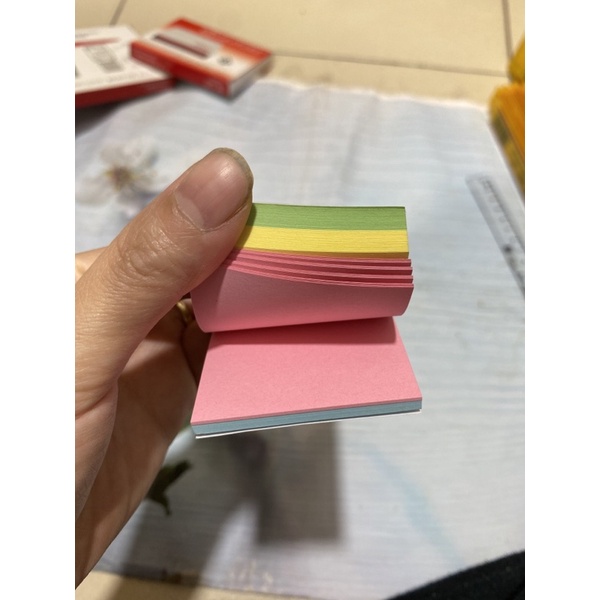 100 tờ Giấy ghi chú 5 màu , giấy nhớ màu