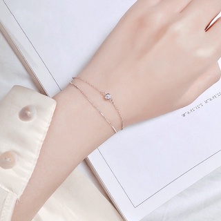 Vòng tay basic mỏng đính 3A zircon