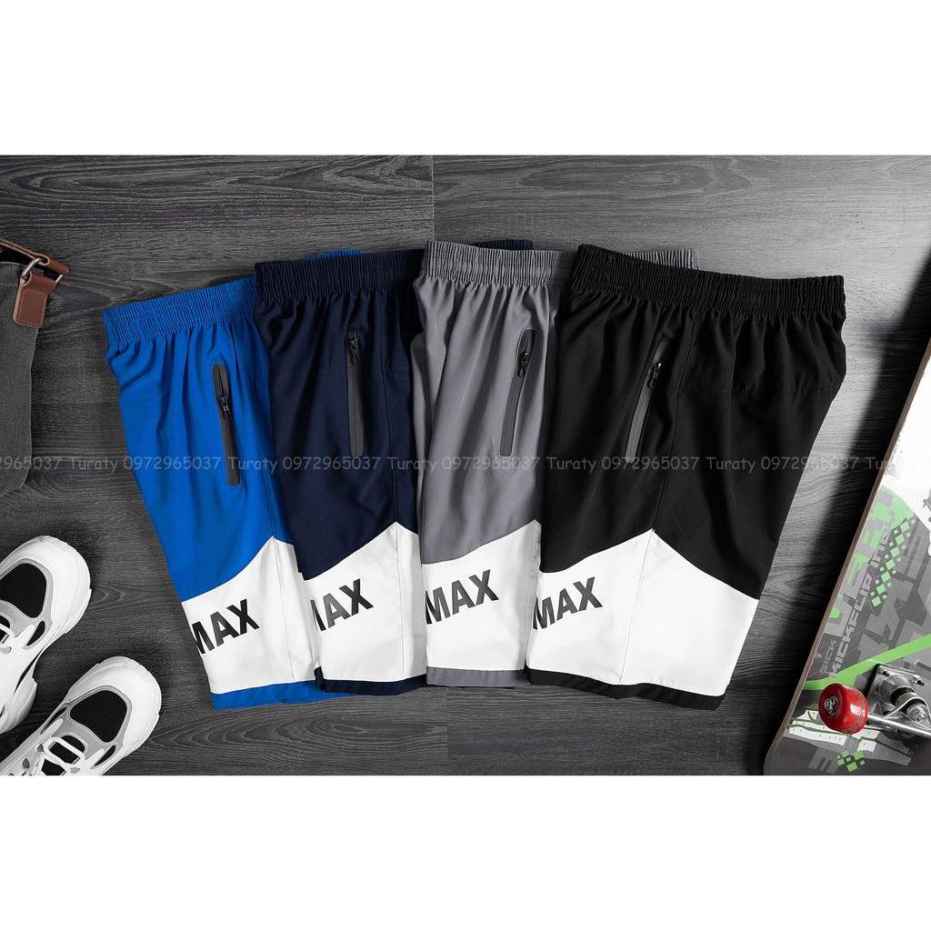 Quần Đùi Nam AirMax Mẫu Quần Short Nam Dáng Thể Thao Có Dây Rút Hàng Đẹp Co Giãn Senko.Shop08