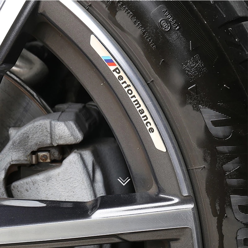 4 Miếng Dán Trang Trí Vành Bánh Xe Ô Tô