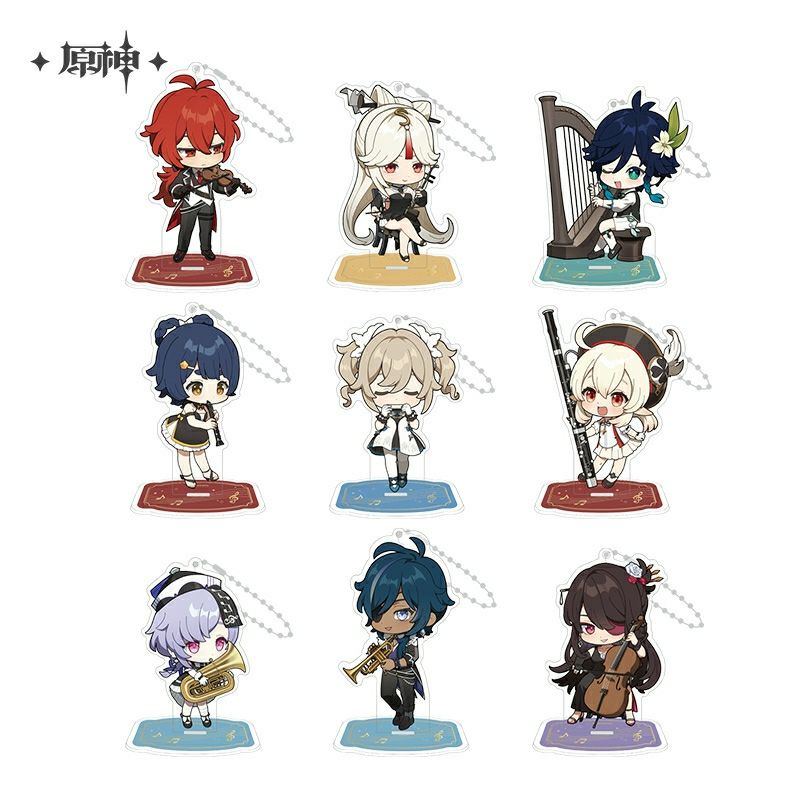 Mô hình nhân vật standee chibi acrylic genshin impact concert 2021 chính hãng từ official shop