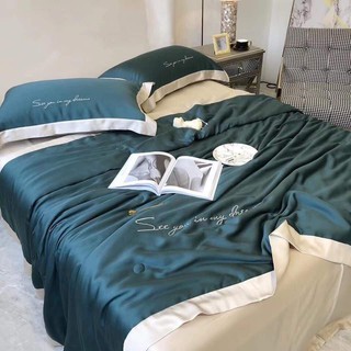 Set chăn lụa tencel 100s 4 món