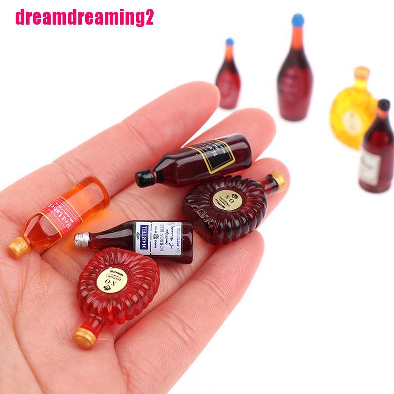 Set 9 Mô Hình Chai Rượu Vang Độc Đáo Dễ Thương