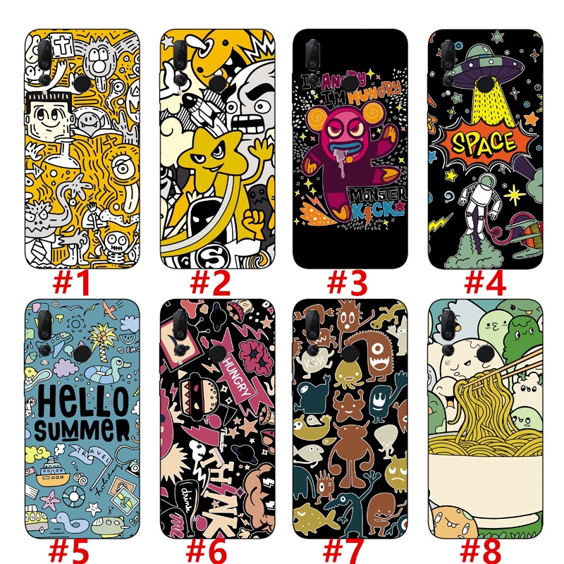 【Ready Stock】Meizu Meilan Note 9/Note 8/Note 6/Note 5/Note 3/Note 2 Silicone Soft TPU Case Cartoon Space Printed Back Cover Shockproof Casing