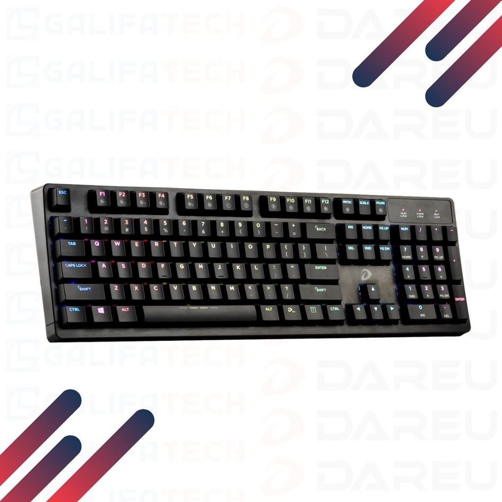 Bàn Phím Cơ Gaming DAREU EK1280s Black RGB