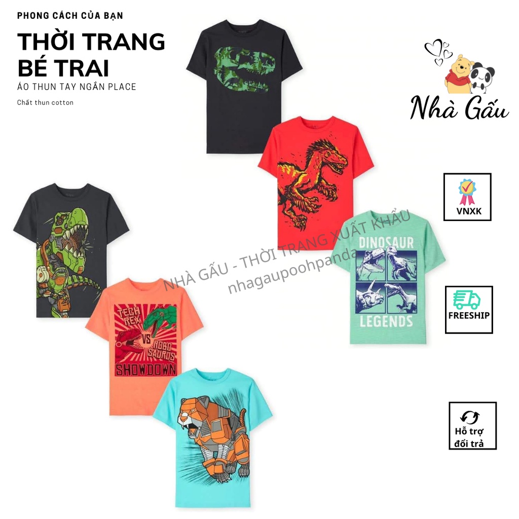 Áo thun bé trai Place size đại