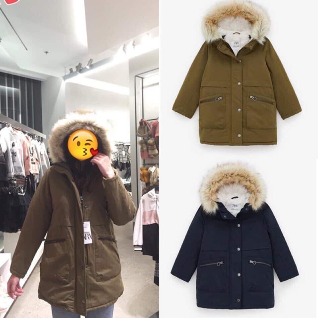 Áo parka kid