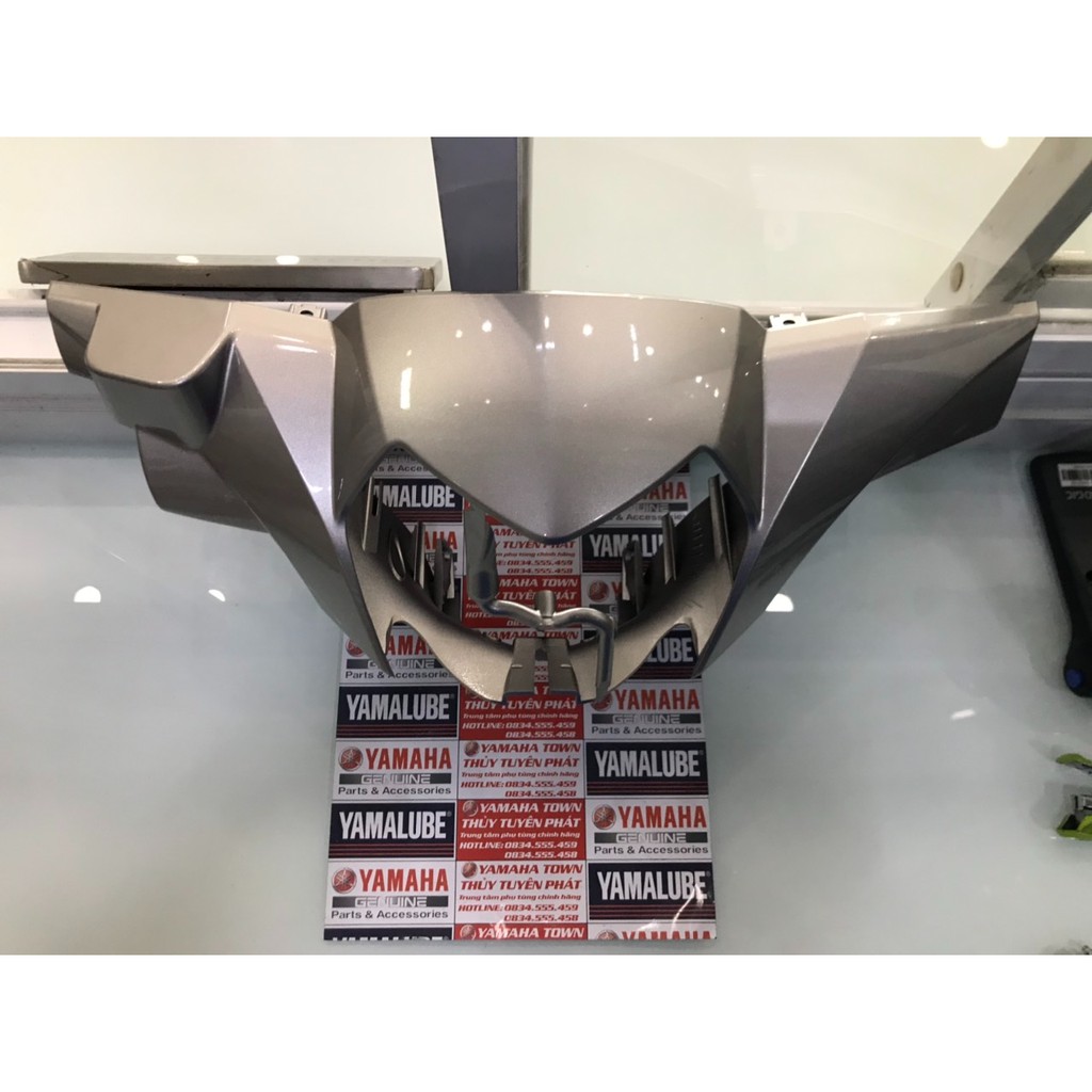 Ốp đầu trước Sirius màu bạc (0791) chính hãng Yamaha