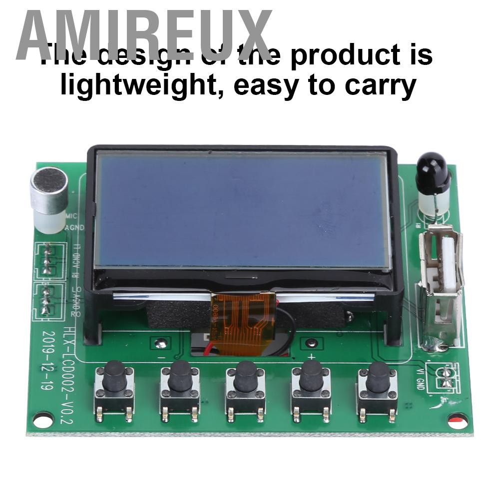 Amireux Mount MP3 Bluetooth Decoder Board Lyrics Display Module LCD Remote Controller Supplies