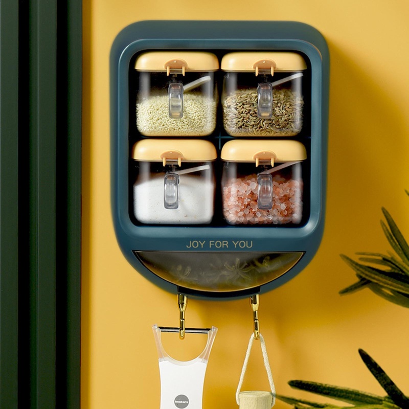 Kệ Đựng Gia Vị Gắn Tường Tiện Dụng Cho Nhà Bếp / Nhà Hàng