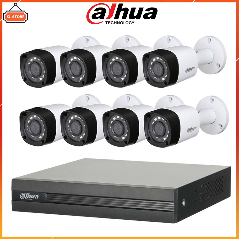 Bộ Camera Quan Sát Dahua 8 Kênh HD Trọn Bộ Đầy Đủ Phụ Kiện Lắp Đặt